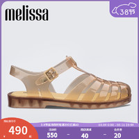 Melissa（梅丽莎）时尚织女士简约通勤果冻罗马凉鞋32408 米色（06198） 40