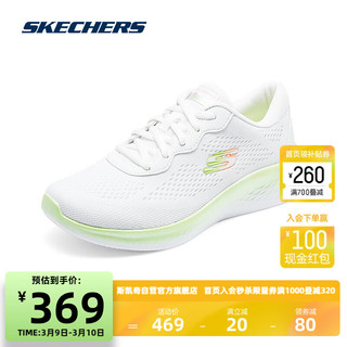 斯凯奇Skechers女款透气轻量跑步运动鞋150010 37