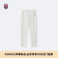 盖世威（K·SWISS）【秀场同款】长裤男24年春季时尚运动裤 109834 115芡实白 M