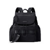 菲安妮（FION）双肩包女2023大容量男士旅行包包小众设计感背包 经典黑