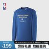 NBA 球队文化系列-湖人队 篮球训练投篮热身服舒适长袖T恤男运动上衣 金州勇士/藏青色 XL