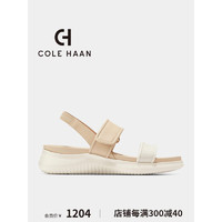 colehaan/歌涵 女士凉鞋 24年春夏时尚交叉带凉鞋沙滩鞋女W304 米色-W30423 37.5