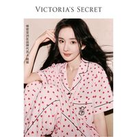 维密杨幂同款天丝绵柔印花家居服短袖长裤套装可外穿清凉睡衣女