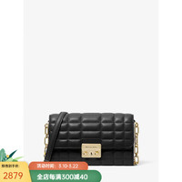 迈克·科尔斯 MICHAEL KORS eca大号皮革斜挎包小香风菱格奢侈品MK女包32S4G2RC9L BLACK os