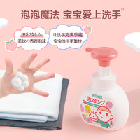 88VIP：DeRu 丹荣 日本进口丹之荣泡沫洗手液儿童宝宝抑菌除菌温和家用洗手液250ml