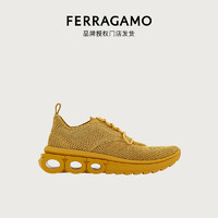 菲拉格慕（Ferragamo）【】女士淡黄色跑鞋风格休闲鞋 0766456_M  _ 65