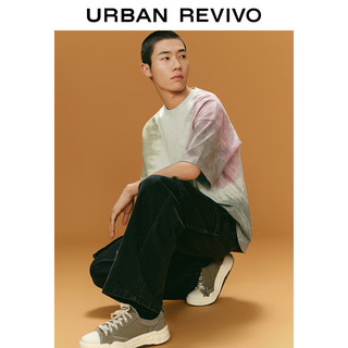 URBAN REVIVO UR2024春季男装时尚休闲设计感扎染圆领短袖T恤UML440012 多色 L