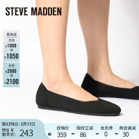 STEVE MADDEN/思美登百搭舒适平底圆头浅口单鞋女 ROSY-S 黑色 34