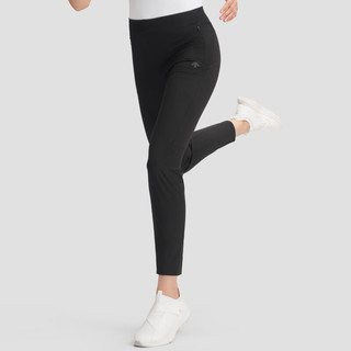 DESCENTE迪桑特WOMEN’S RUNNING系列女士梭织运动长裤夏季 BK-BLACK XL(175/74A)