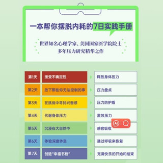 减压七处方：七天得到更多轻松、幸福与治愈 将压力转化为动力，获得更多治愈力！7天7个小练习，培养超稳定情绪内核！《爱的七处方》读者