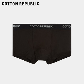 COTTON REPUBLIC/微型窗科技干爽内裤平角3条装男士内裤01123823 黑/中灰/宝蓝 M(170/90)