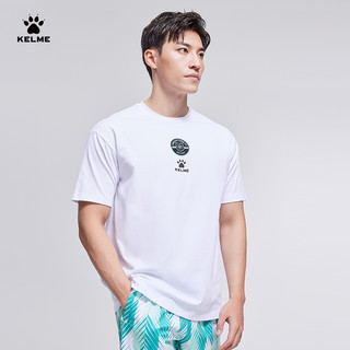 KELME卡尔美运动T恤男夏季足球文化衫短T绿城系列运动上衣