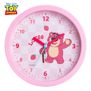迪士尼（Disney）儿童卡通闹钟高颜值起床闹钟男女起床摆台闹钟 【圆形】草莓熊闹钟