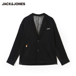 JACK&JONES 杰克琼斯 奥特莱斯秋冬商务通勤时尚百搭灯芯绒宽松韩版西装外套男