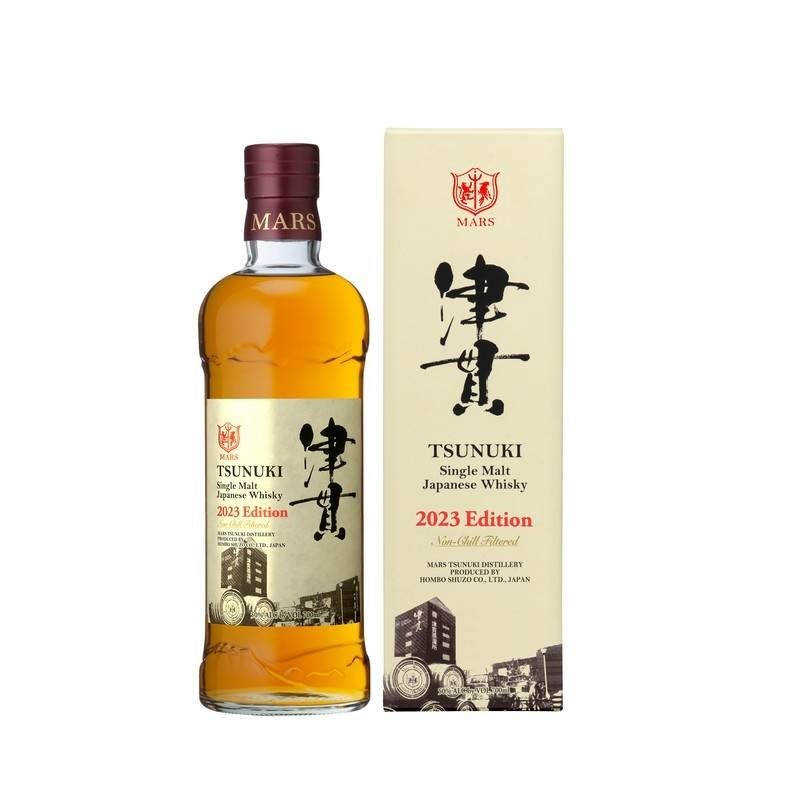 津贯2023版 单一麦芽 日本威士忌 700ml 单瓶