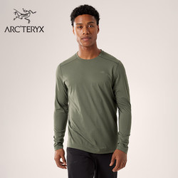 ARC'TERYX 始祖鸟 ARC’TERYX始祖鸟 CORMAC CREW LS 透气 男子 速干长袖T恤 Forage Heather II/幽雾绿 L