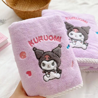 草莓熊浴巾套装 紫色库洛米 毛巾+浴巾
