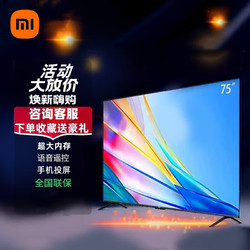 Xiaomi 小米 55英寸 2024款 4K 超高清远场语音全面屏 液晶电视