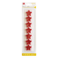 FUNI 富尼 五角星拇指磁铁儿童学习表彰奖励磁性吸铁石白板家居冰箱贴 平面五角星（红色)