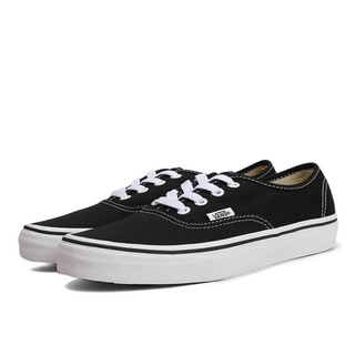 VANS 范斯 Authentic 2023新款男女款黑白运动休闲板鞋帆布鞋