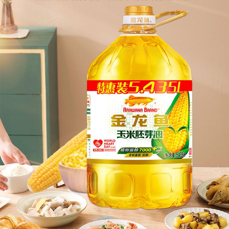 金龙鱼 玉米胚芽油 5.435L