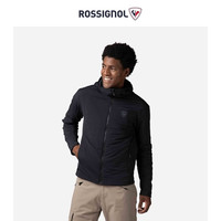 ROSSIGNOL卢西诺男款滑雪夹克中间层PRIMALOFT保暖舒适滑雪服外套 黑色 M