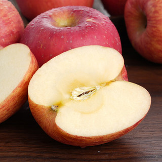 佳农陕西高原苹果脆甜多汁新鲜红富士苹果家庭装水果发货 75mm+ 3.5斤