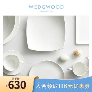 WEDGWOOD 威基伍德几何25cm餐盘欧式骨瓷餐盘大盘子果盘家用 几何25cm餐盘