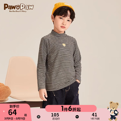 Paw in Paw PawinPaw小熊童装男女童长袖半高领打底T恤 Ivory米白色/39 090