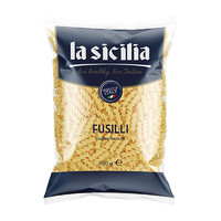 lasicilia 辣西西里 意大利进口螺旋形意大利面500g 西餐螺旋意面速食拌面儿童意面