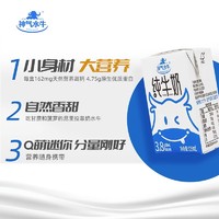 AMAZING BUFFALO 神气水牛 皇氏乳业神气水牛纯牛奶125ml*10盒学生儿童高钙营养早餐水牛奶