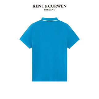 KENT&CURWEN 肯迪文 KC款字母刺绣纯棉短袖Polo衫K45H9EI111 薄荷绿色