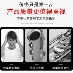 泰山 降b调次中音萨克斯风TSTS-AM8管乐器专业高端舞台成人演奏级