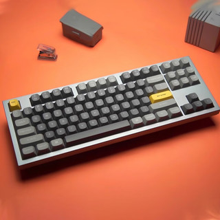 Keychron 渴创 Q3 机械键盘 客制化键盘 有线键盘 键盘机械 Mac/Win双系统 铝坨坨 Q3-D3 RGB茶轴热插拔灰色