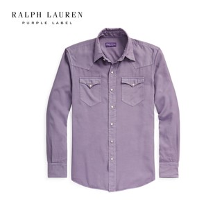 拉夫劳伦 RALPH LAURENPURPLE LABEL男装 经典款美式西部风格斜纹布衬衫RL92295