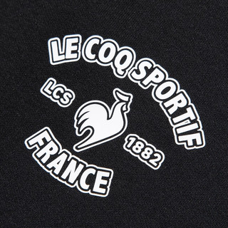乐卡克乐卡克法国公鸡2024春季女子针织舒适短袖T恤L241WCNA0314 黑色 XL