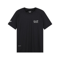 emporioarmani阿玛尼ea7阿玛尼男士logo胶印透气网眼圆领短袖t恤8npt