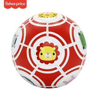 费雪(Fisher-Price)儿童玩具篮球 小孩小皮球 幼儿园足球 足球- 红色狮子(直径18cm)