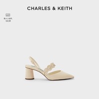 CHARLES & KEITH CHARLES&KEITH;女鞋女士镂空绊带尖头高跟凉鞋CK1-60361333
