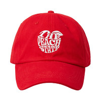 SPAO韩国同款2024年春季男女同款休闲纯色棒球帽子SPACEA9A52 红色 均码