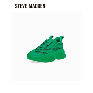 史蒂夫·马登 STEVE MADDEN/思美登冬厚底休闲运动老爹鞋 POSSESSION 绿色二 40