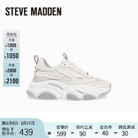 STEVE MADDEN/思美登冬厚底休闲运动老爹鞋 POSSESSION 灰/白色一 40