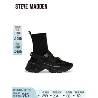 史蒂夫·马登 STEVE MADDEN /思美登冬欧美风弹力运动厚底袜靴MOVE ON 黑色 40