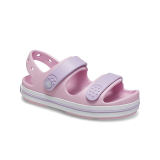 crocs卡骆驰卡骆班巡洋凉鞋男童女童休闲凉鞋|209423 芭蕾粉/淡紫-84I 25(150mm)