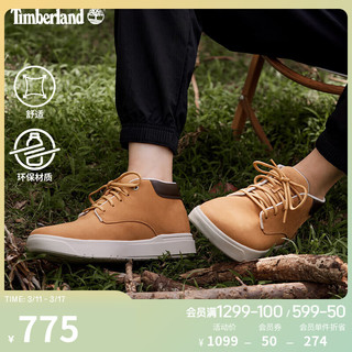 Timberland 官方男鞋中帮休闲鞋舒适皮革|A5S4Z A5S4ZW/小麦色 41