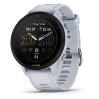 GARMIN 佳明 Forerunner® 955 GPS 跑步智能手表，专为铁人三项运动员量身定制，持久耐用的电池，白石