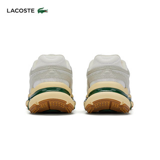 LACOSTE法国鳄鱼女鞋24春夏L003 2K24 系列运动休闲鞋|47SFA0122 WG1/米白色/绿色 5 /38