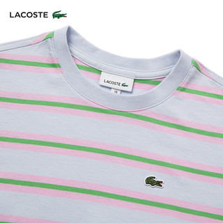 LACOSTELACOSTE法国鳄鱼24春季TJ7122 IPQ/粉绿条纹拼色 10A 140