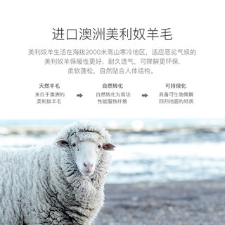 Downia羊毛被 澳洲美利奴羊毛被  100%纯羊毛被子 全棉羊绒保暖冬被 220*240CM