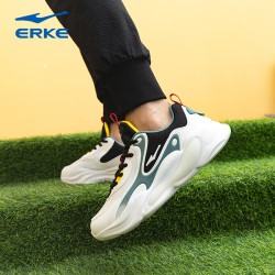 erke鸿星尔克男鞋夏季跑步鞋子男款红星官方旗舰透气老爹鞋男士运动鞋